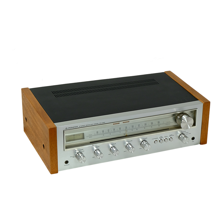 Pioneer SX-450 Service manual