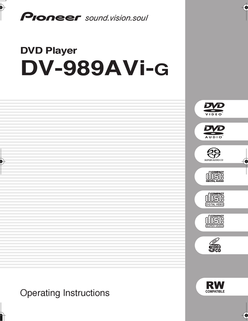 Pioneer DV-989AVi-G User manual