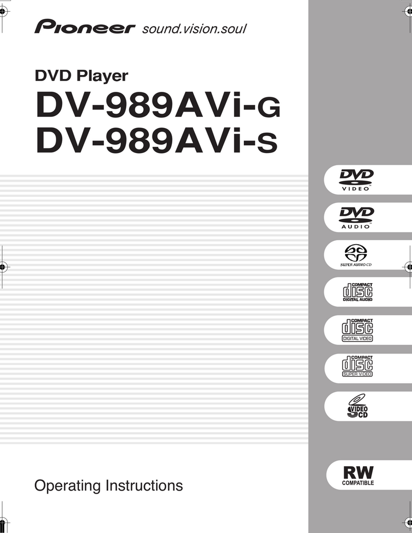 Pioneer DV-989AVi-S User manual