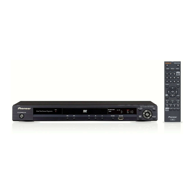 Pioneer DV-610AV-K User manual