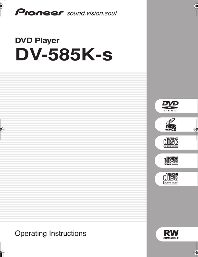 Pioneer DV-585K-s User manual