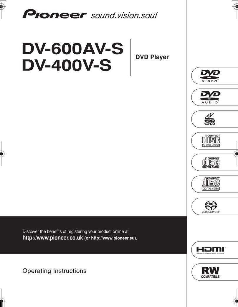 Pioneer DV-600AV-S User manual