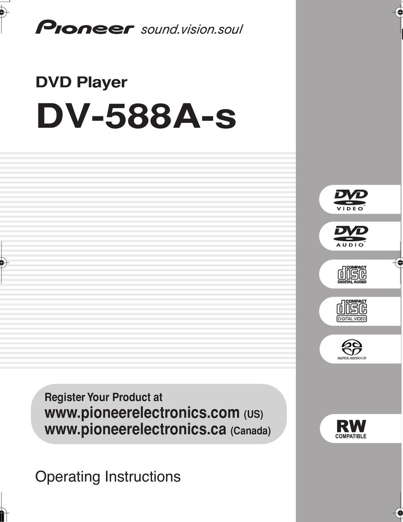Pioneer DV-588A-S User manual