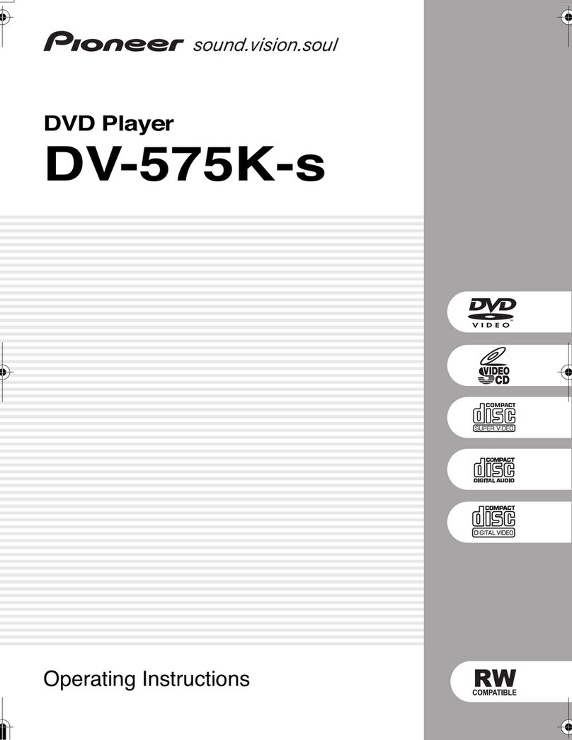 Pioneer DV-575K-s User manual