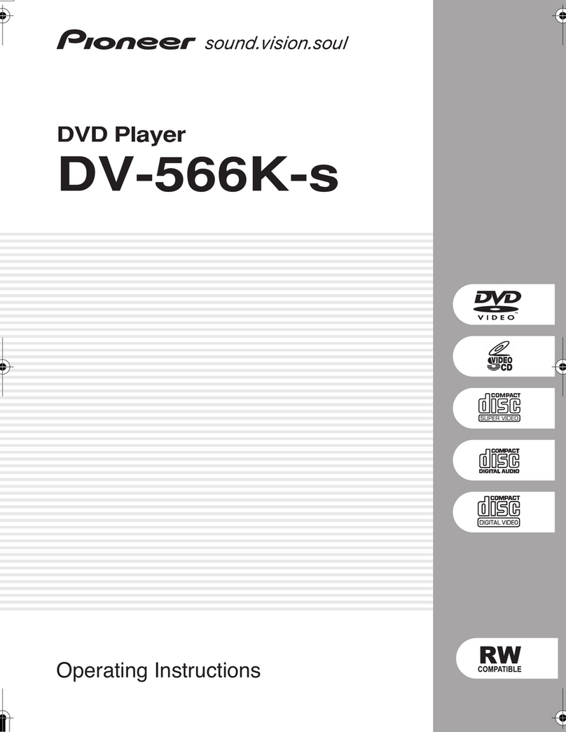 Pioneer DV-566K-s User manual
