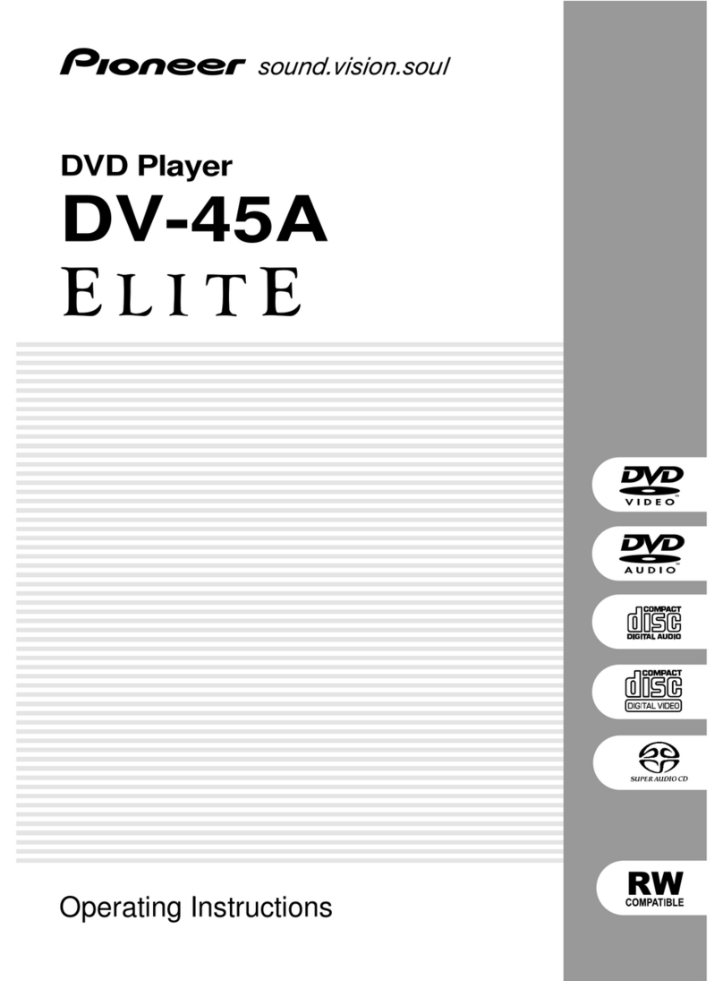 Pioneer DV-45A Elite User manual