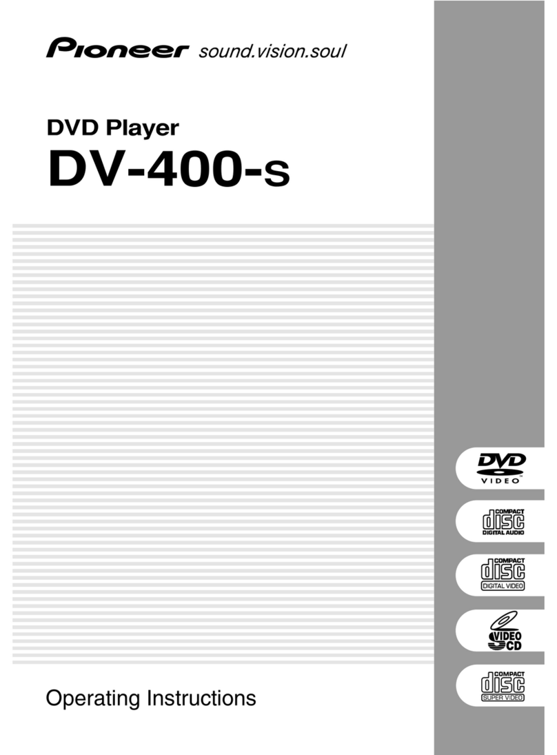 Pioneer DV-400-S User manual