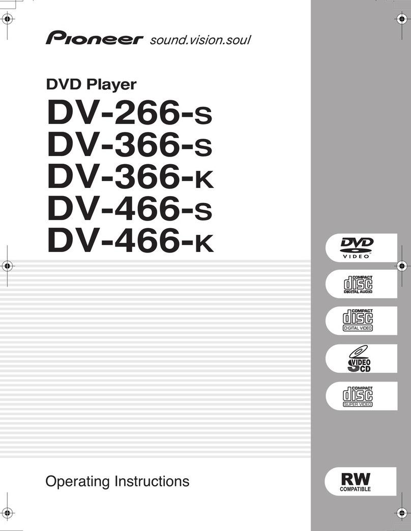 Pioneer DV-266-S User manual