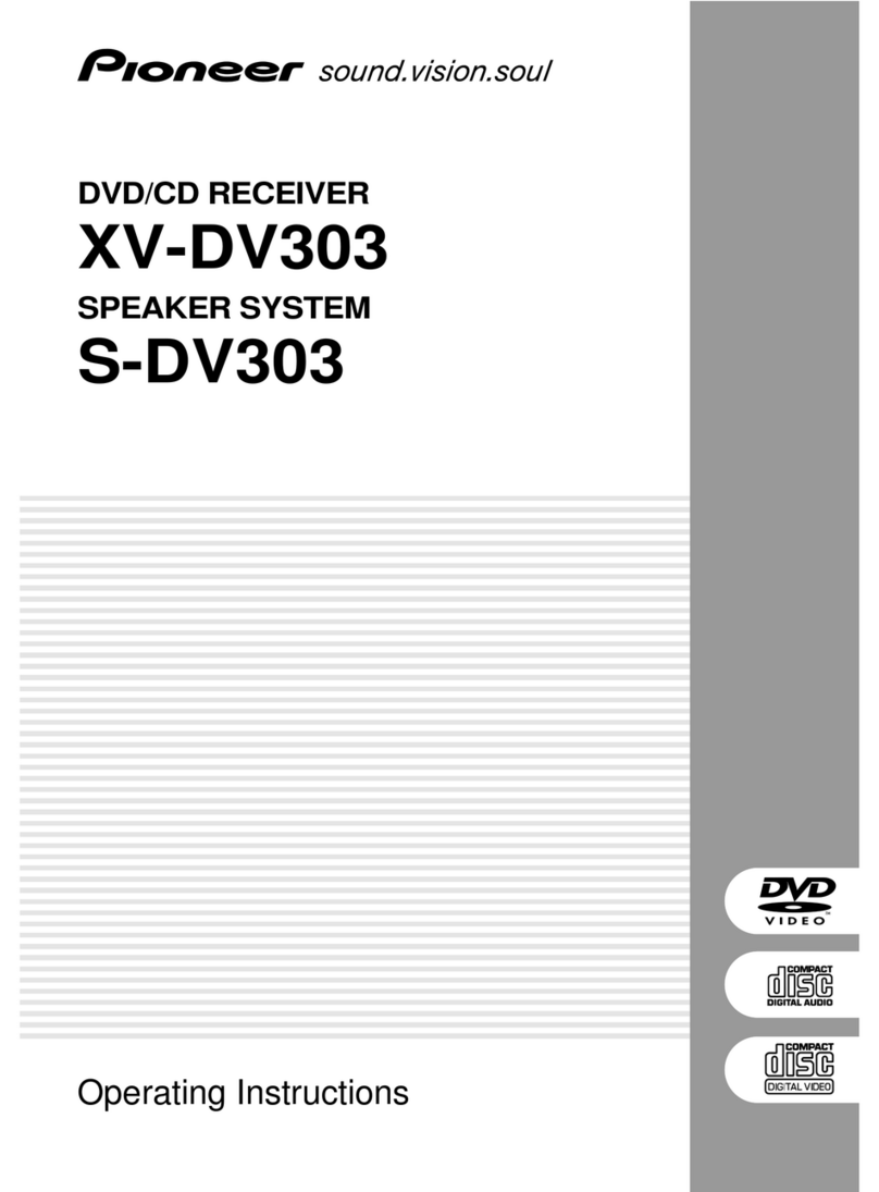 Pioneer S-DV303 operating instructions