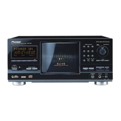 Pioneer PD-F19PD-F27 User manual