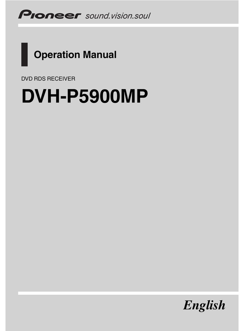 Pioneer DVH-P5900MP User manual