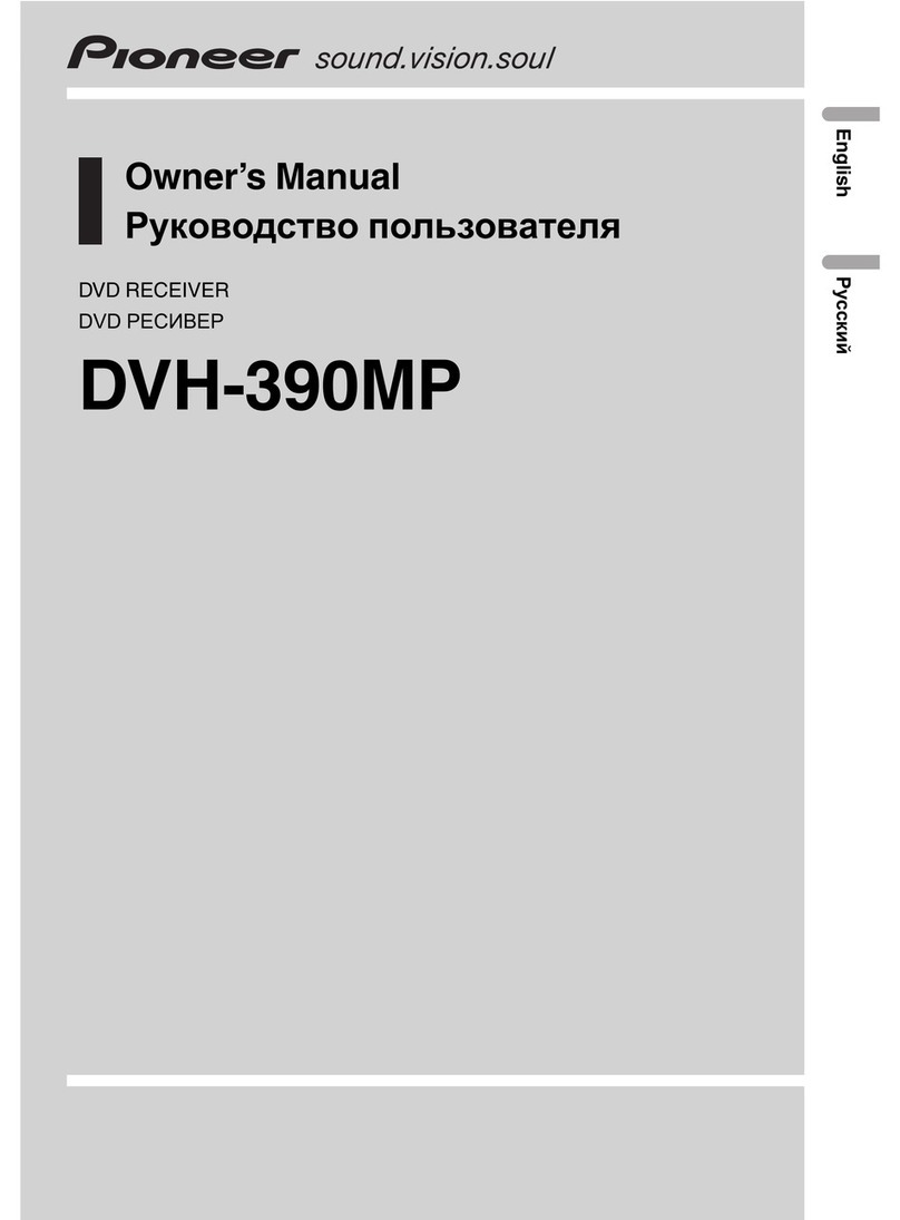 Pioneer DVH-390MP User manual