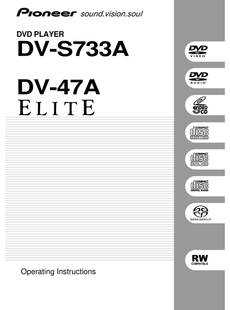Pioneer DV-S733A User manual