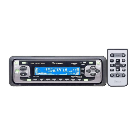 Pioneer SUPER TUNER 3D DEH-P25 Operation manual