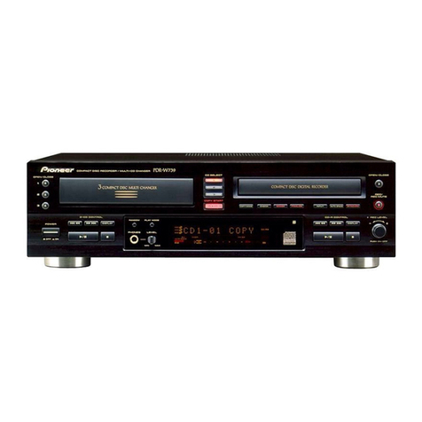 Pioneer PDR-W739 User manual