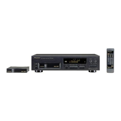 Pioneer PD-M407 User manual