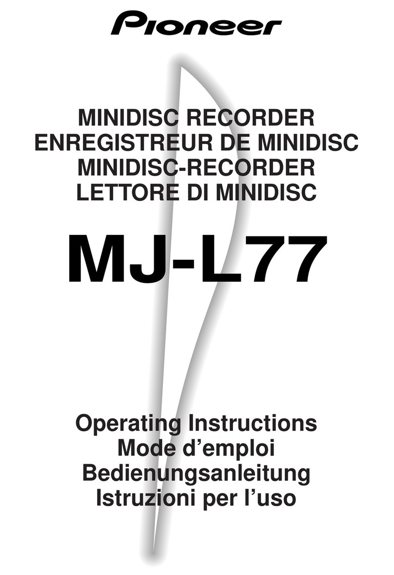 Pioneer MJ-L77 User manual