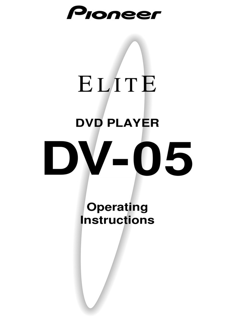 Pioneer Elite DV-05 User manual