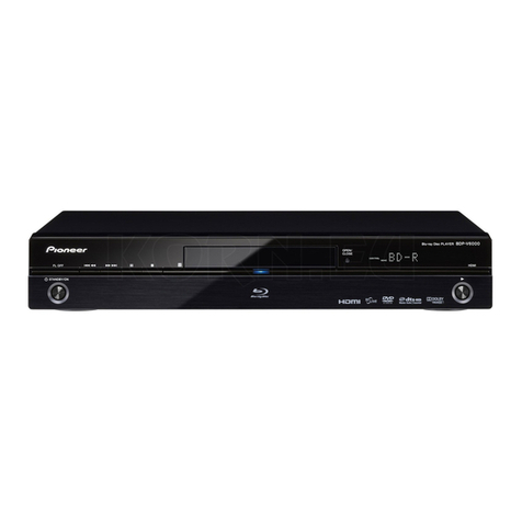Pioneer BDP-V6000 - Blu-Ray Disc Player User manual