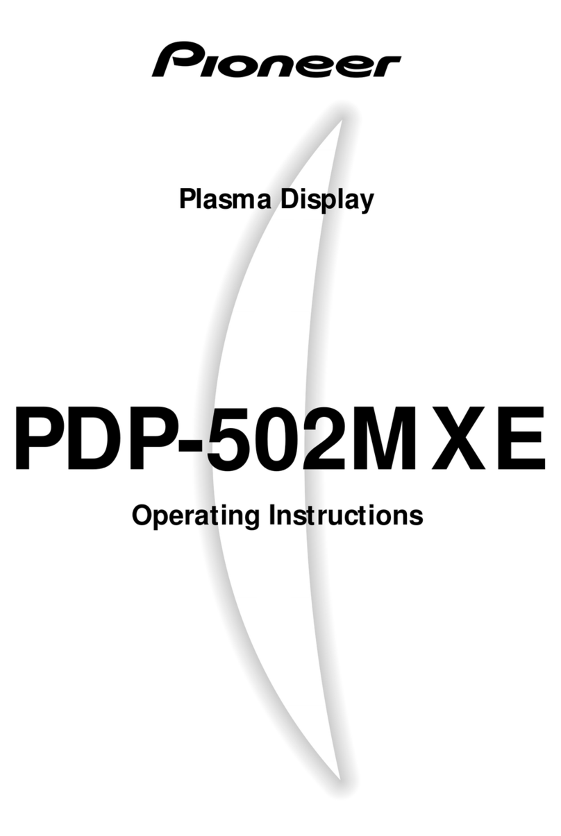 Pioneer PDP-502MXE User manual