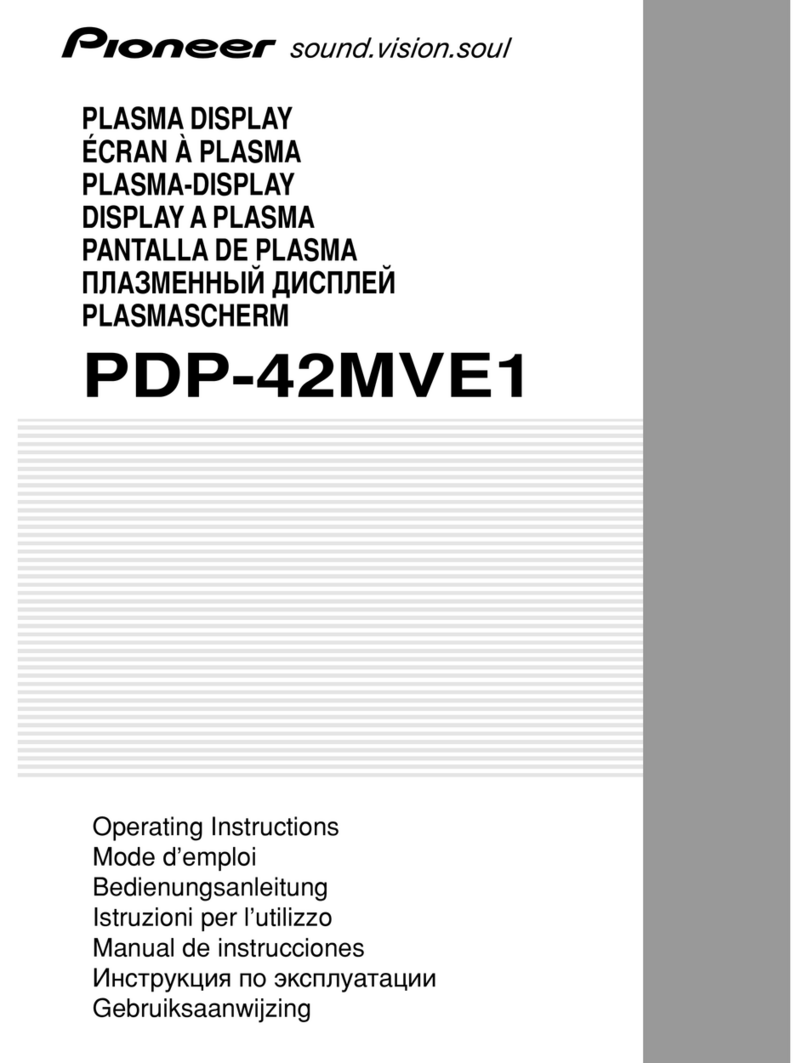 Pioneer PDP-42MVE1 User manual