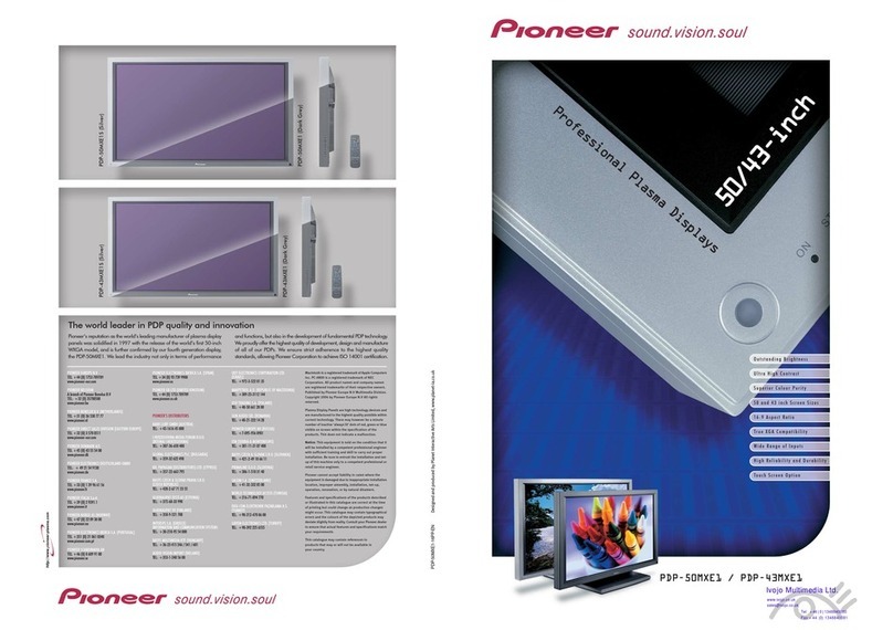 Pioneer PDP-50MXE1 User manual