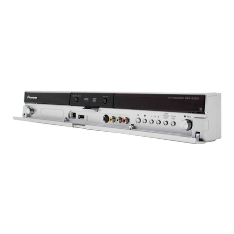 Pioneer DVR-640H-S User manual