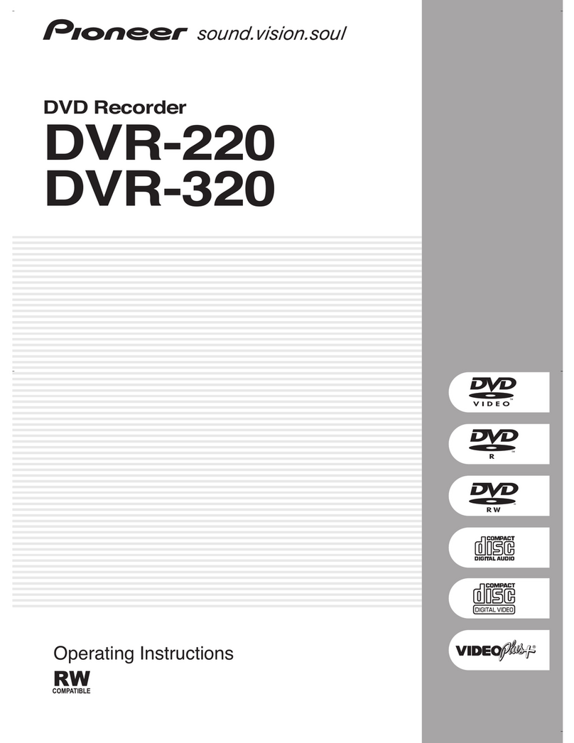 Pioneer DVR-320 User manual