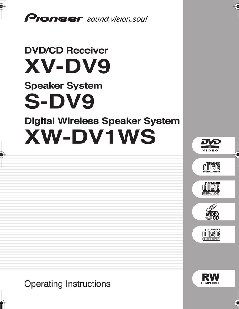Pioneer S-DV9 operating instructions