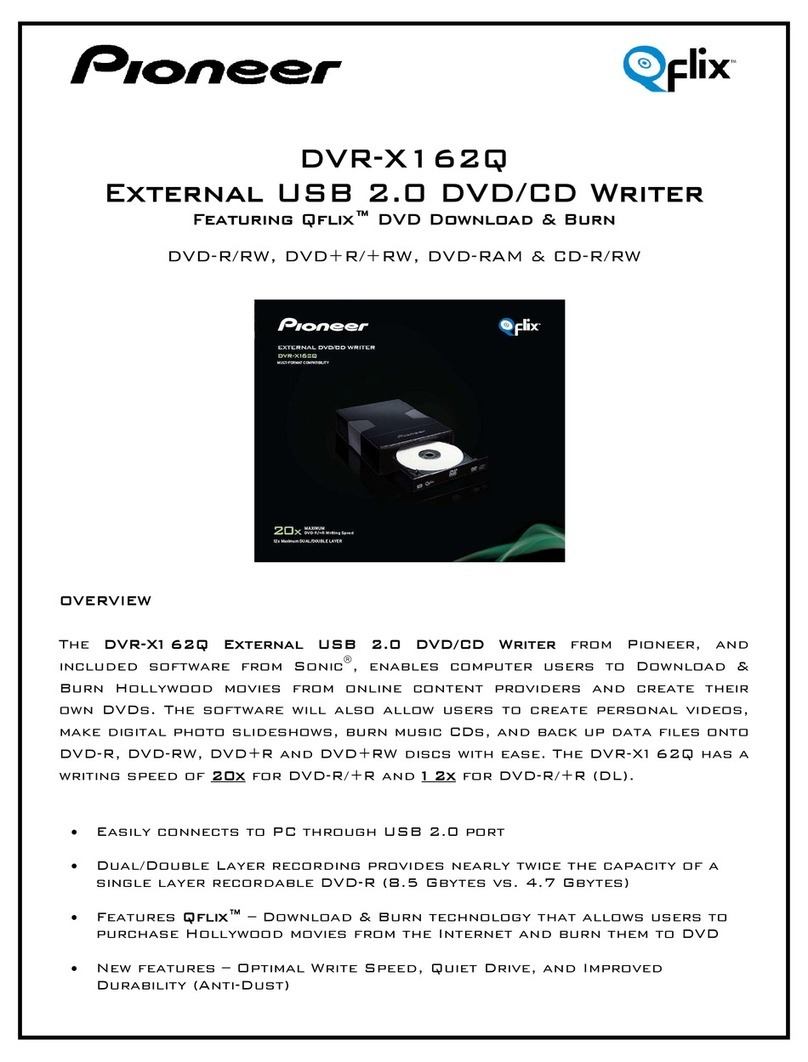 Pioneer DVR-X162Q User manual