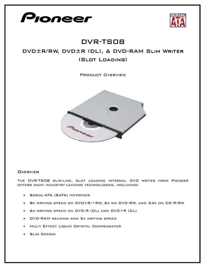 Pioneer DVR-TS08 User manual