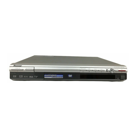 Pioneer DVR-650H-S - DVD Recorder / HDD User manual
