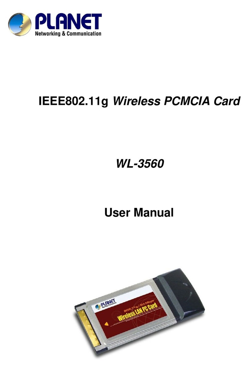Planet WL-3560 User manual