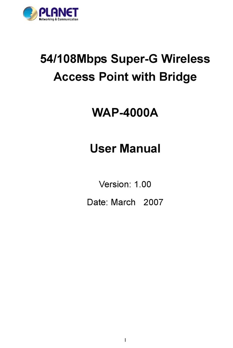Planet WAP-4000A user manual