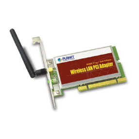 Planet 802.11g Wireless PCI Card WL-8310 Quick installation guide
