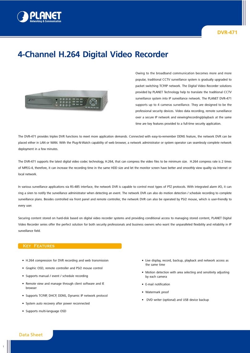Planet DVR-471 User manual