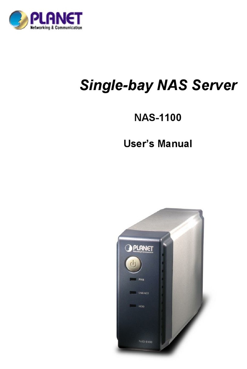 Planet NAS-1100 User manual