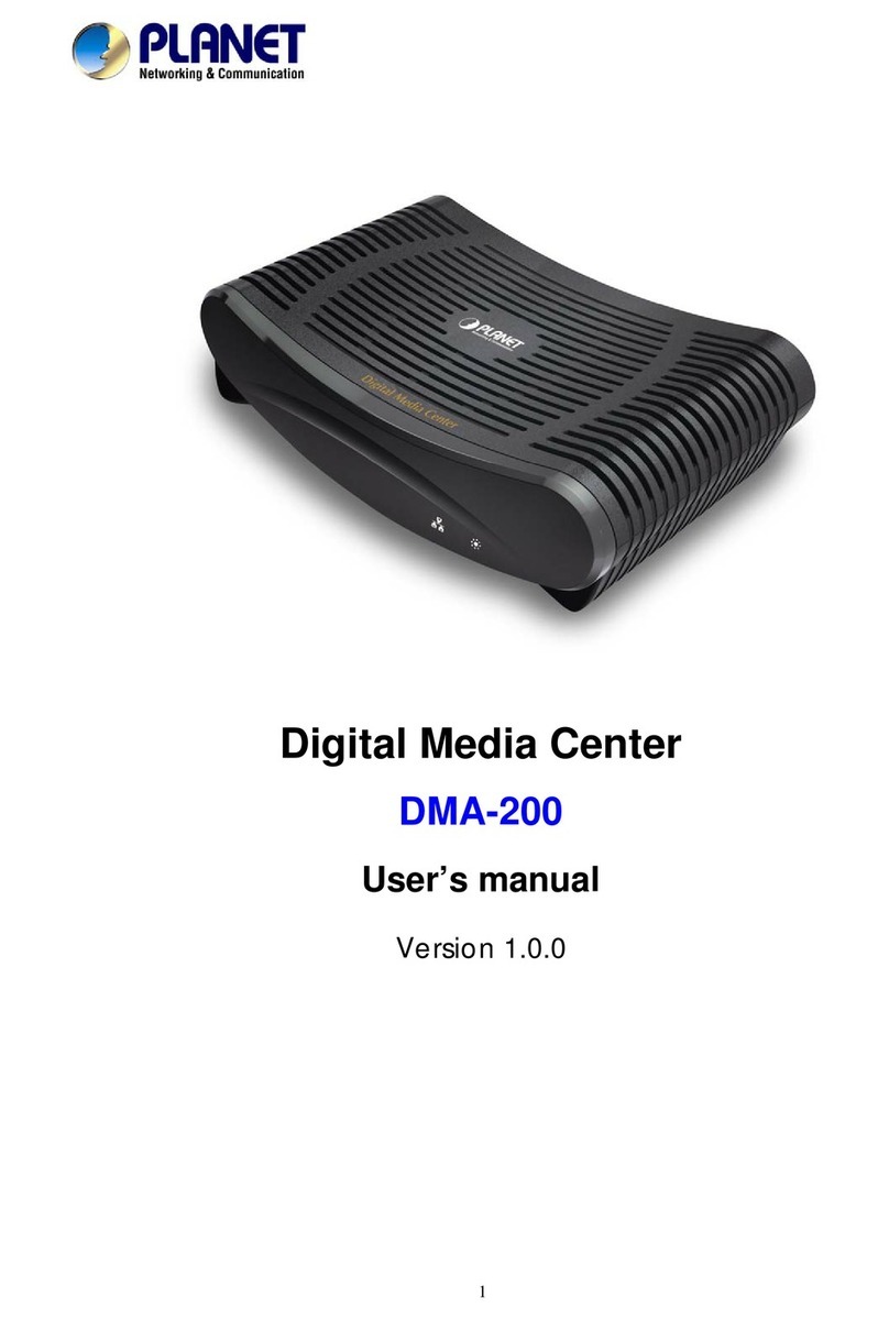 Planet Digital Media Center DMA-200 user manual