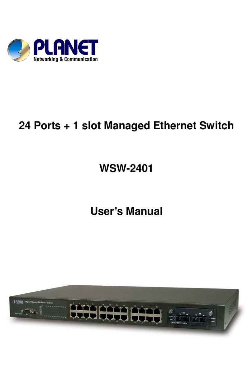 Planet WSW-2401 User manual