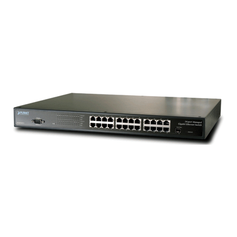 Planet Networking & Communication WGSW-24010 User manual