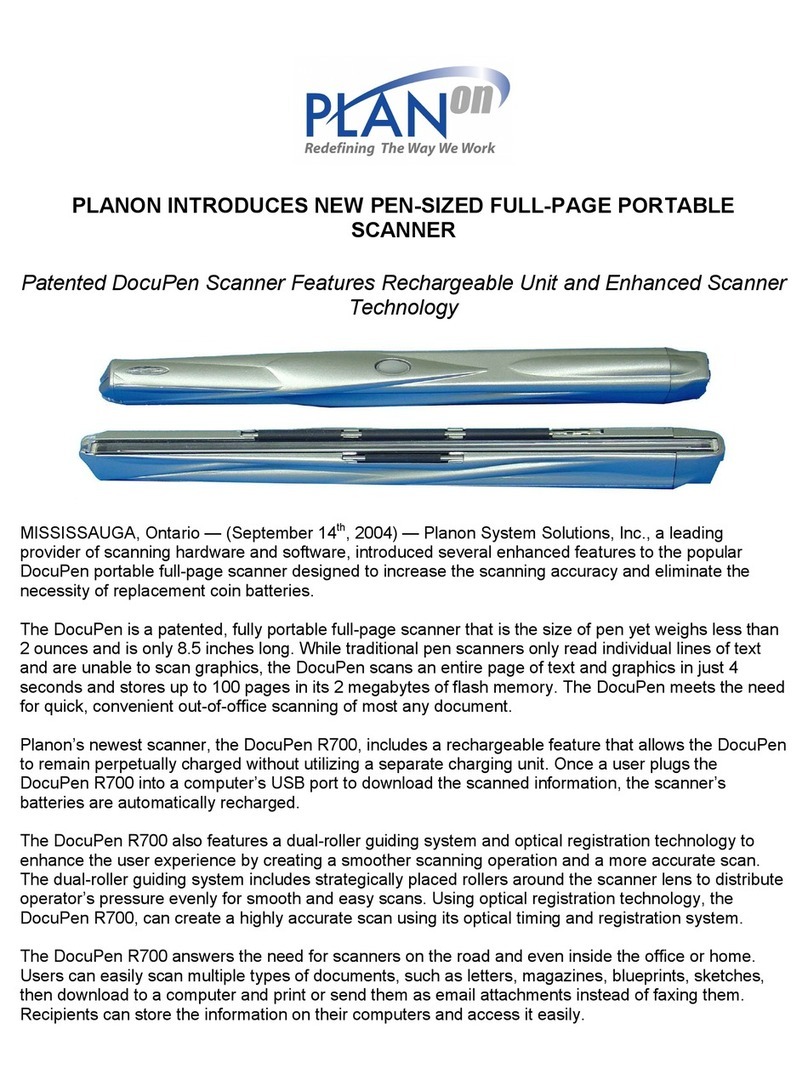 Planon DocuPen R700 Instruction Manual Planon DocuPen R700 Instruction Manual