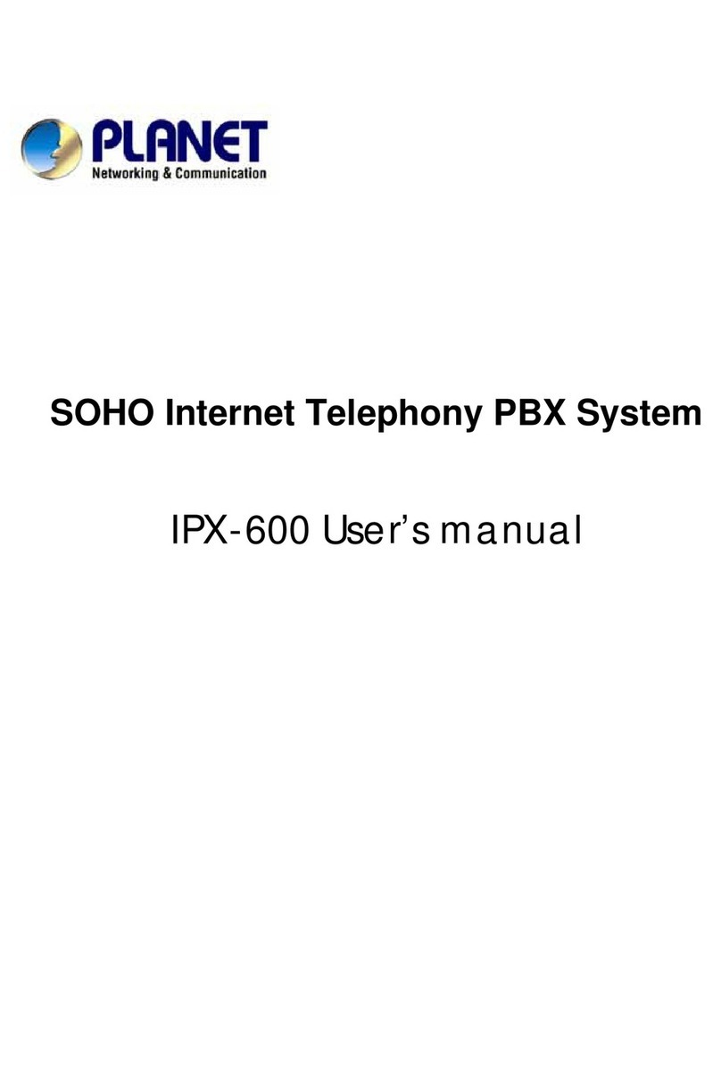 Planet IPX-600 user manual