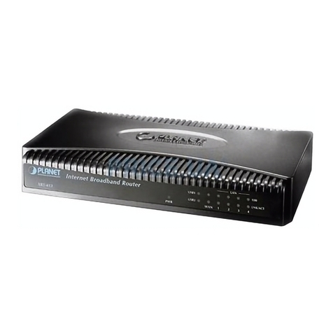 Planet XRT-412 User manual