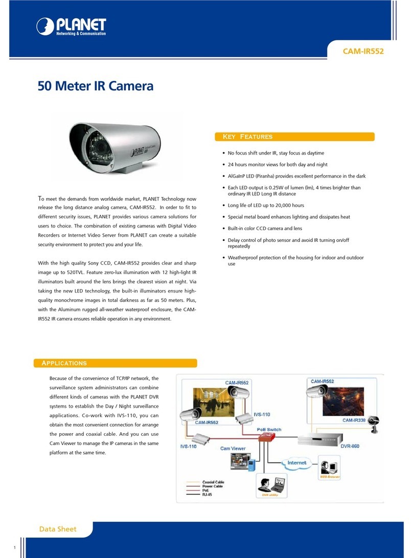 Planet CAM-IR552 User manual