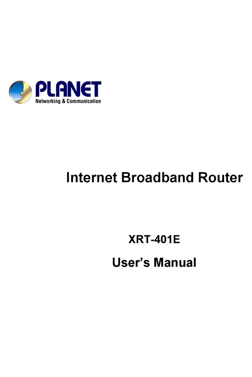 Planet XRT-401E user manual