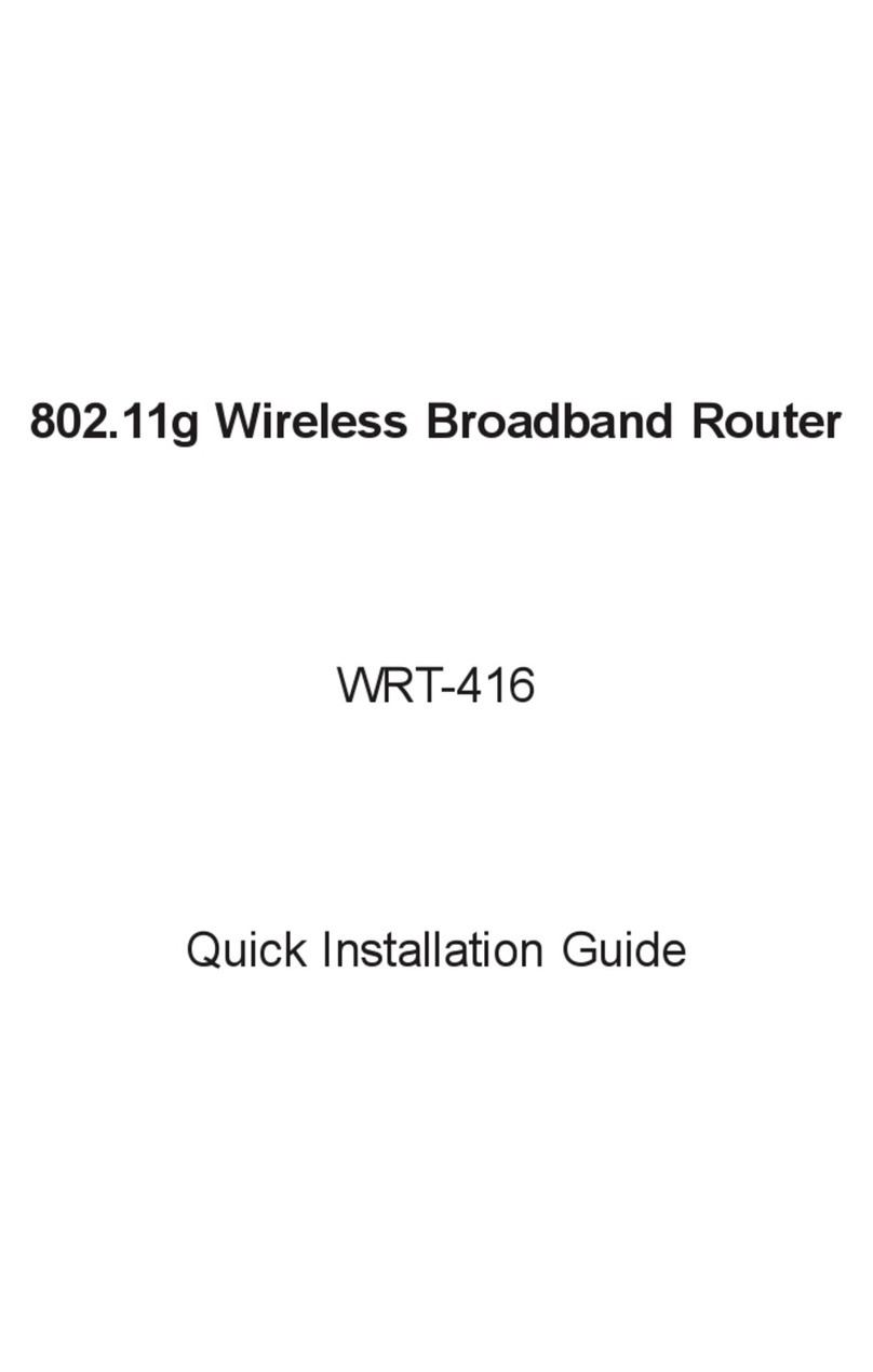 Planet WRT-416 Quick installation guide