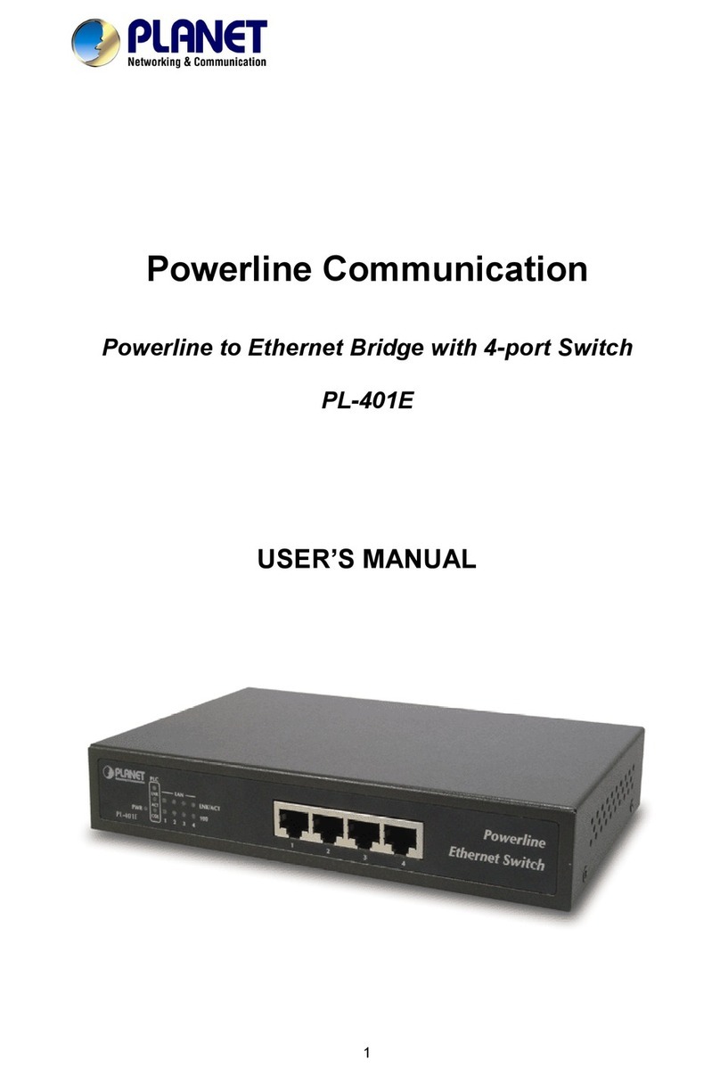Planet PL-401E user manual