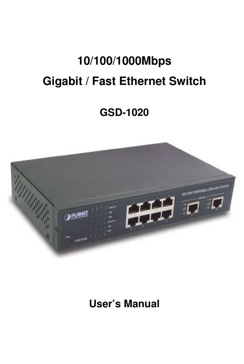 Planet GSD-1020 User manual