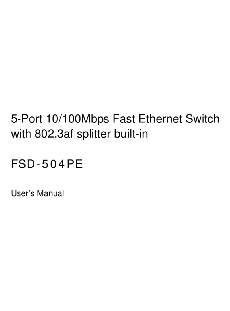 Planet FSD-504PE User manual