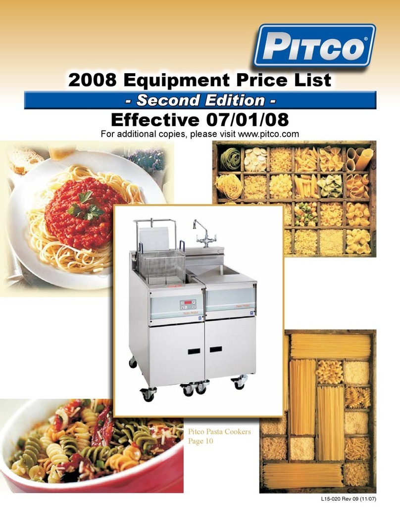 Pitco SG14DI User manual